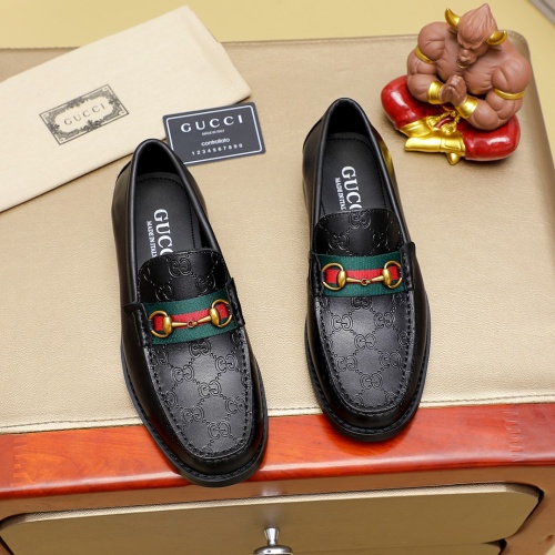 Cheap Gucci Oxfords Shoes For Men #1243775 Replica Wholesale [$85.00 USD] [ITEM#1243775] on Replica Gucci Oxfords Shoes