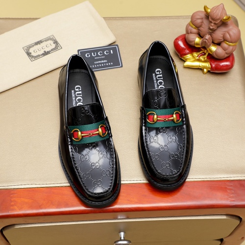 Cheap Gucci Oxfords Shoes For Men #1243776 Replica Wholesale [$85.00 USD] [ITEM#1243776] on Replica Gucci Oxfords Shoes