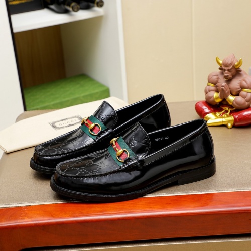 Cheap Gucci Oxfords Shoes For Men #1243776 Replica Wholesale [$85.00 USD] [ITEM#1243776] on Replica Gucci Oxfords Shoes