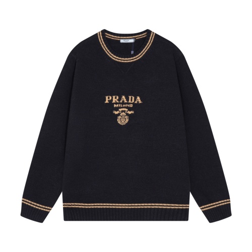 Cheap Prada Sweater Long Sleeved For Unisex #1243789 Replica Wholesale [$64.00 USD] [ITEM#1243789] on Replica Prada Sweater