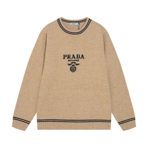 Cheap Prada Sweater Long Sleeved For Unisex #1243791 Replica Wholesale [$64.00 USD] [ITEM#1243791] on Replica Prada Sweater