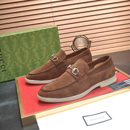 Cheap Gucci Oxfords Shoes For Men #1243803 Replica Wholesale [$96.00 USD] [ITEM#1243803] on Replica Gucci Oxfords Shoes