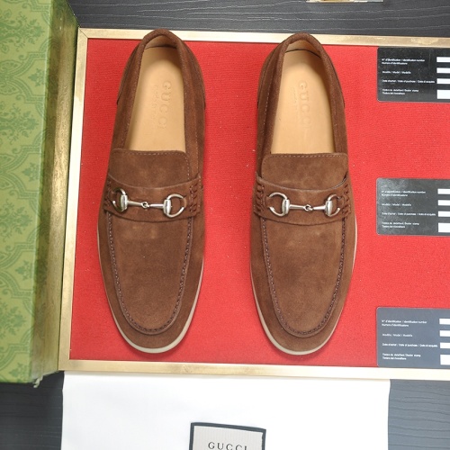 Cheap Gucci Oxfords Shoes For Men #1243803 Replica Wholesale [$96.00 USD] [ITEM#1243803] on Replica Gucci Oxfords Shoes