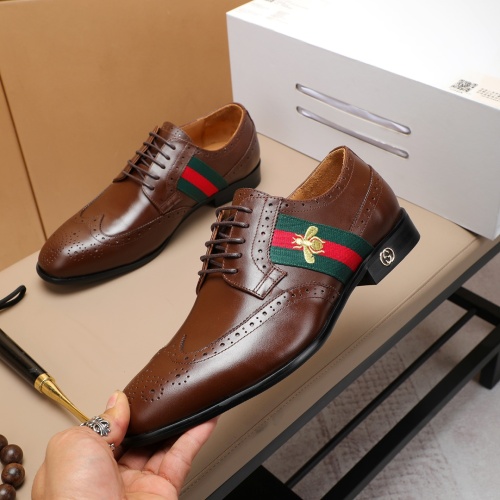 Cheap Gucci Oxfords Shoes For Men #1243812 Replica Wholesale [$88.00 USD] [ITEM#1243812] on Replica Gucci Oxfords Shoes