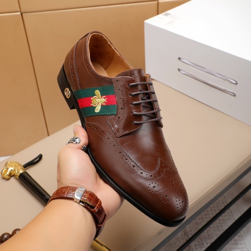 Cheap Gucci Oxfords Shoes For Men #1243812 Replica Wholesale [$88.00 USD] [ITEM#1243812] on Replica Gucci Oxfords Shoes