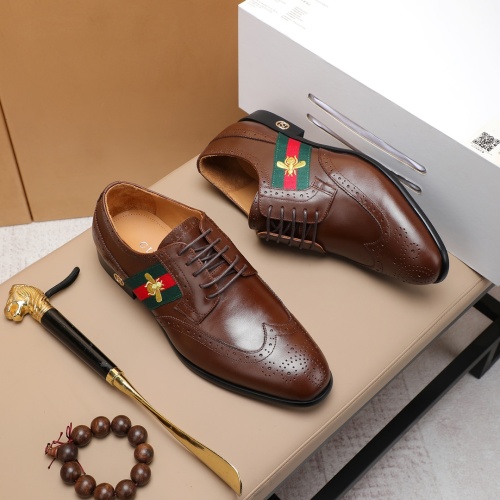 Cheap Gucci Oxfords Shoes For Men #1243812 Replica Wholesale [$88.00 USD] [ITEM#1243812] on Replica Gucci Oxfords Shoes