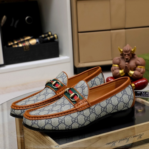 Cheap Gucci Oxfords Shoes For Men #1243821 Replica Wholesale [$80.00 USD] [ITEM#1243821] on Replica Gucci Oxfords Shoes