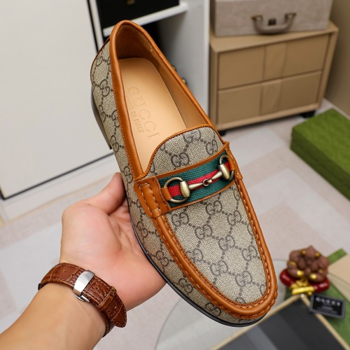 Cheap Gucci Oxfords Shoes For Men #1243822 Replica Wholesale [$80.00 USD] [ITEM#1243822] on Replica Gucci Oxfords Shoes