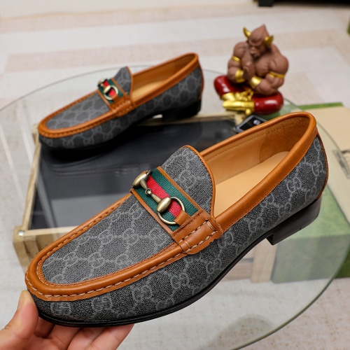 Cheap Gucci Oxfords Shoes For Men #1243825 Replica Wholesale [$80.00 USD] [ITEM#1243825] on Replica Gucci Oxfords Shoes