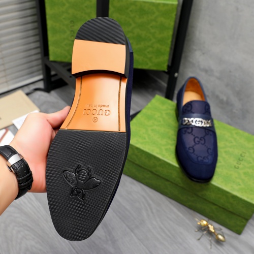 Cheap Gucci Oxfords Shoes For Men #1243828 Replica Wholesale [$82.00 USD] [ITEM#1243828] on Replica Gucci Oxfords Shoes