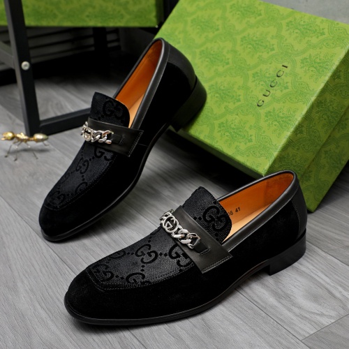 Cheap Gucci Oxfords Shoes For Men #1243829 Replica Wholesale [$82.00 USD] [ITEM#1243829] on Replica Gucci Oxfords Shoes