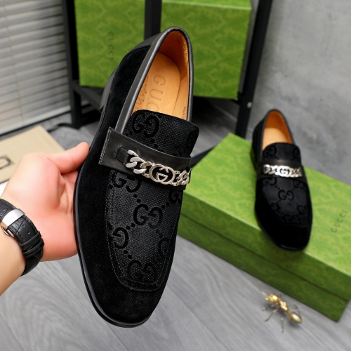 Cheap Gucci Oxfords Shoes For Men #1243829 Replica Wholesale [$82.00 USD] [ITEM#1243829] on Replica Gucci Oxfords Shoes