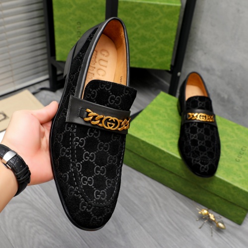 Cheap Gucci Oxfords Shoes For Men #1243844 Replica Wholesale [$82.00 USD] [ITEM#1243844] on Replica Gucci Oxfords Shoes