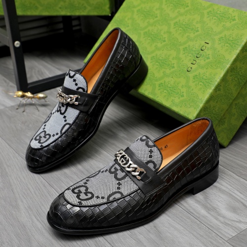 Cheap Gucci Oxfords Shoes For Men #1243846 Replica Wholesale [$82.00 USD] [ITEM#1243846] on Replica Gucci Oxfords Shoes