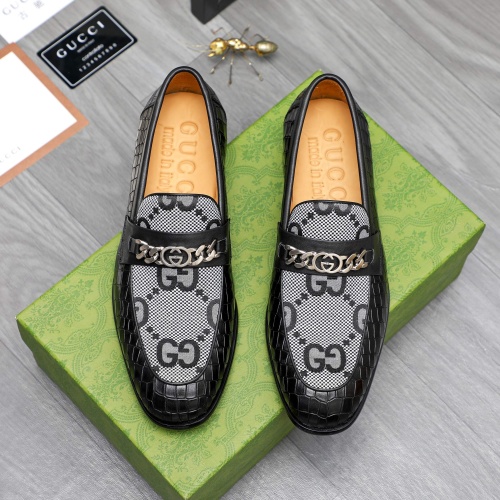 Cheap Gucci Oxfords Shoes For Men #1243846 Replica Wholesale [$82.00 USD] [ITEM#1243846] on Replica Gucci Oxfords Shoes