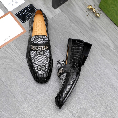 Cheap Gucci Oxfords Shoes For Men #1243846 Replica Wholesale [$82.00 USD] [ITEM#1243846] on Replica Gucci Oxfords Shoes