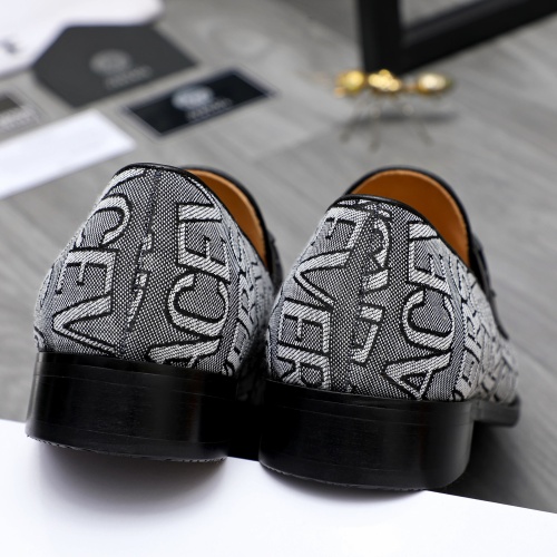 Cheap Versace Leather Shoes For Men #1243906 Replica Wholesale [$82.00 USD] [ITEM#1243906] on Replica Versace Leather Shoes