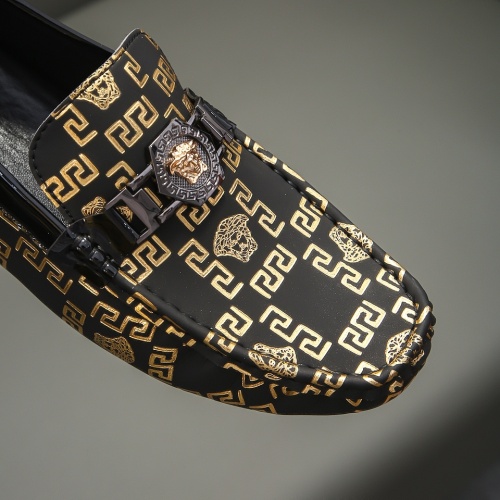 Cheap Versace Leather Shoes For Men #1243919 Replica Wholesale [$68.00 USD] [ITEM#1243919] on Replica Versace Leather Shoes