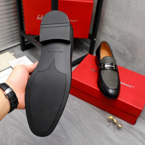 Cheap Salvatore Ferragamo Leather Shoes For Men #1243975 Replica Wholesale [$82.00 USD] [ITEM#1243975] on Replica Salvatore Ferragamo Leather Shoes