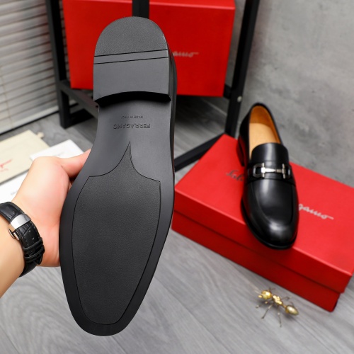 Cheap Salvatore Ferragamo Leather Shoes For Men #1243982 Replica Wholesale [$82.00 USD] [ITEM#1243982] on Replica Salvatore Ferragamo Leather Shoes