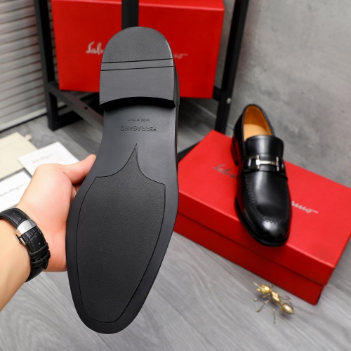 Cheap Salvatore Ferragamo Leather Shoes For Men #1243984 Replica Wholesale [$82.00 USD] [ITEM#1243984] on Replica Salvatore Ferragamo Leather Shoes