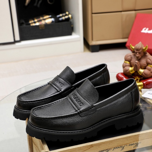 Cheap Salvatore Ferragamo Leather Shoes For Men #1243996 Replica Wholesale [$85.00 USD] [ITEM#1243996] on Replica Salvatore Ferragamo Leather Shoes