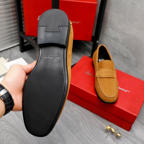 Cheap Salvatore Ferragamo Leather Shoes For Men #1243997 Replica Wholesale [$82.00 USD] [ITEM#1243997] on Replica Salvatore Ferragamo Leather Shoes