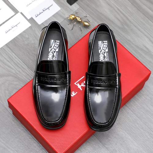 Cheap Salvatore Ferragamo Leather Shoes For Men #1244002 Replica Wholesale [$82.00 USD] [ITEM#1244002] on Replica Salvatore Ferragamo Leather Shoes