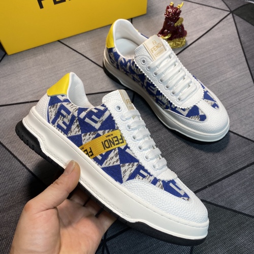 Cheap Fendi Casual Shoes For Men #1244018 Replica Wholesale [$76.00 USD] [ITEM#1244018] on Replica Fendi Casual Shoes