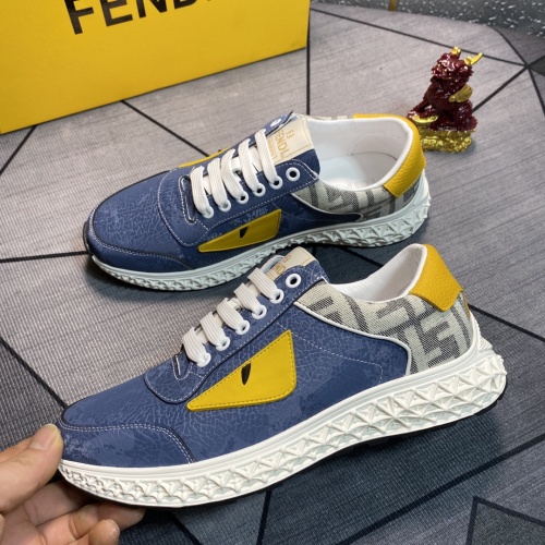 Cheap Fendi Casual Shoes For Men #1244020 Replica Wholesale [$76.00 USD] [ITEM#1244020] on Replica Fendi Casual Shoes