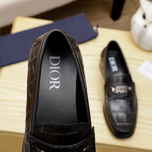 Cheap Christian Dior Leather Shoes For Men #1244035 Replica Wholesale [$85.00 USD] [ITEM#1244035] on Replica Christian Dior Leather Shoes