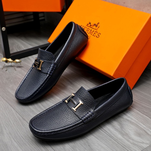 Cheap Hermes Leather Shoes For Men #1244041 Replica Wholesale [$68.00 USD] [ITEM#1244041] on Replica Hermes Leather Shoes