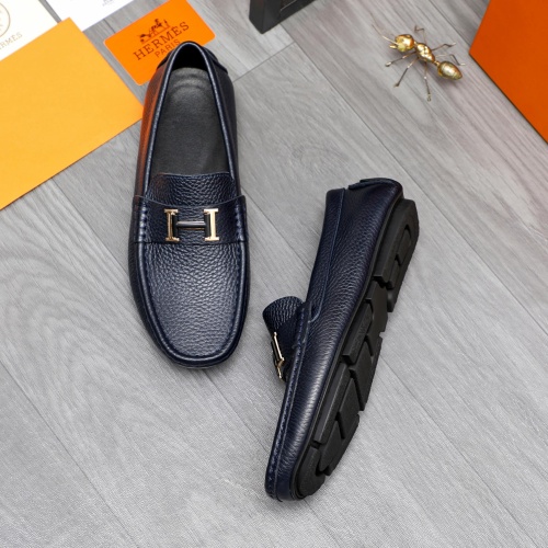 Cheap Hermes Leather Shoes For Men #1244041 Replica Wholesale [$68.00 USD] [ITEM#1244041] on Replica Hermes Leather Shoes