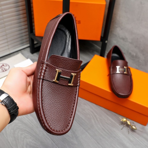 Cheap Hermes Leather Shoes For Men #1244043 Replica Wholesale [$68.00 USD] [ITEM#1244043] on Replica Hermes Leather Shoes