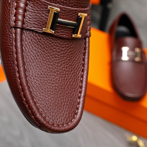 Cheap Hermes Leather Shoes For Men #1244043 Replica Wholesale [$68.00 USD] [ITEM#1244043] on Replica Hermes Leather Shoes