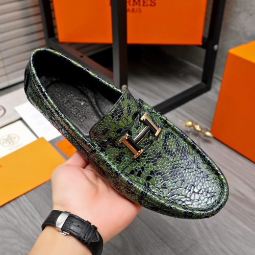 Cheap Hermes Leather Shoes For Men #1244044 Replica Wholesale [$68.00 USD] [ITEM#1244044] on Replica Hermes Leather Shoes