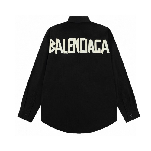 Cheap Balenciaga Shirts Long Sleeved For Unisex #1244048 Replica Wholesale [$48.00 USD] [ITEM#1244048] on Replica Balenciaga Shirts