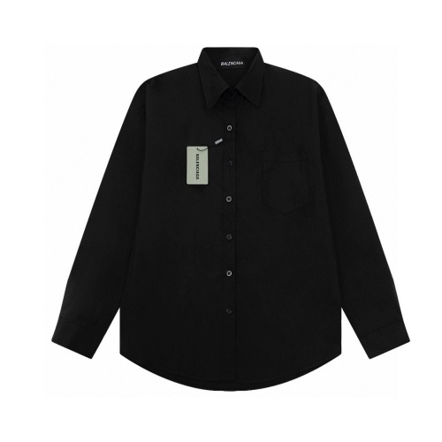 Cheap Balenciaga Shirts Long Sleeved For Unisex #1244048 Replica Wholesale [$48.00 USD] [ITEM#1244048] on Replica Balenciaga Shirts