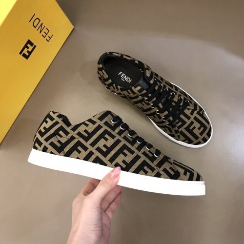 Cheap Fendi Casual Shoes For Men #1244058 Replica Wholesale [$64.00 USD] [ITEM#1244058] on Replica Fendi Casual Shoes