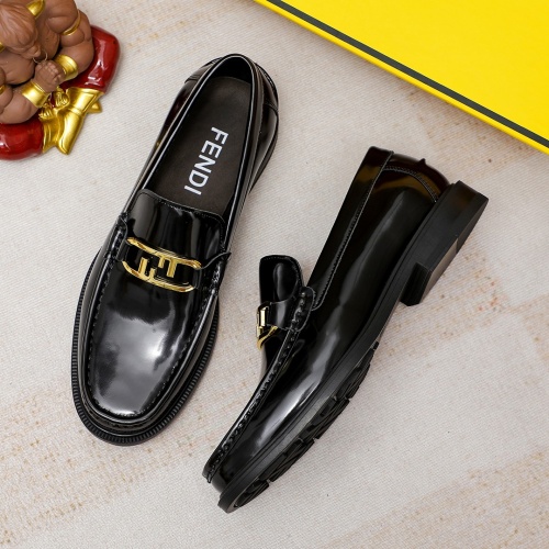 Cheap Fendi Leather Shoes For Men #1244064 Replica Wholesale [$85.00 USD] [ITEM#1244064] on Replica Fendi Leather Shoes