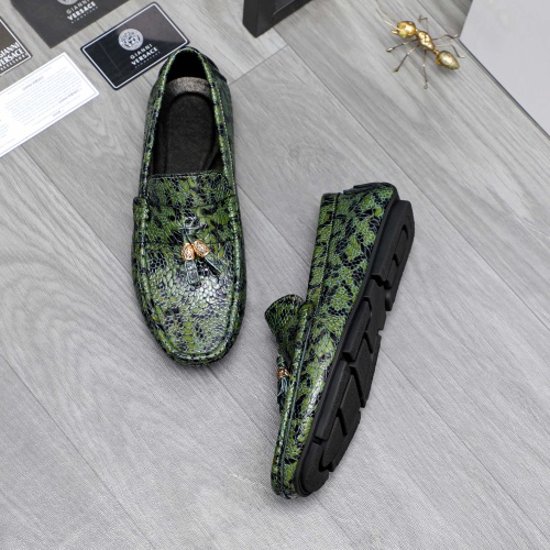 Cheap Versace Leather Shoes For Men #1244078 Replica Wholesale [$68.00 USD] [ITEM#1244078] on Replica Versace Leather Shoes