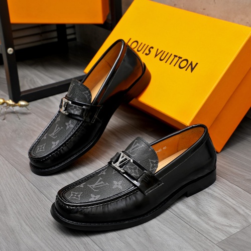 Cheap Louis Vuitton LV Oxfords Shoes For Men #1244085 Replica Wholesale [$82.00 USD] [ITEM#1244085] on Replica Louis Vuitton LV Oxfords Shoes