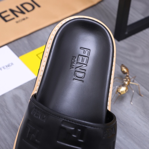 Cheap Fendi Slippers For Men #1244091 Replica Wholesale [$52.00 USD] [ITEM#1244091] on Replica Fendi Slippers