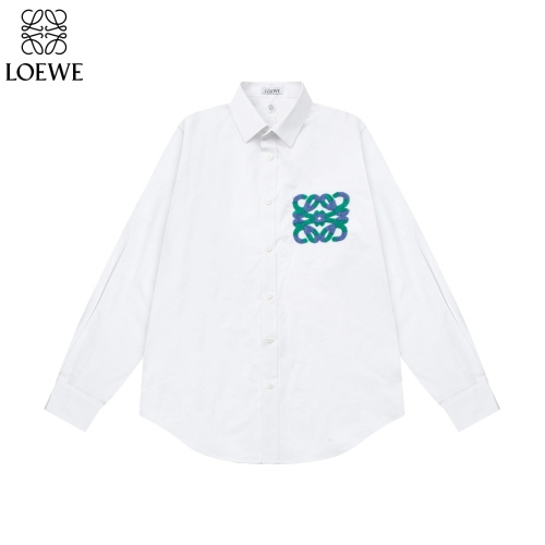 Cheap LOEWE Shirts Long Sleeved For Unisex #1244097 Replica Wholesale [$68.00 USD] [ITEM#1244097] on Replica LOEWE Shirts