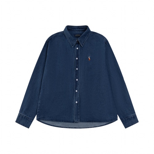 Cheap Ralph Lauren Polo Shirts Long Sleeved For Unisex #1244100 Replica Wholesale [$56.00 USD] [ITEM#1244100] on Replica Ralph Lauren Polo Shirts