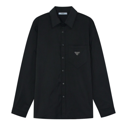 Cheap Prada Shirts Long Sleeved For Unisex #1244103 Replica Wholesale [$52.00 USD] [ITEM#1244103] on Replica Prada Shirts