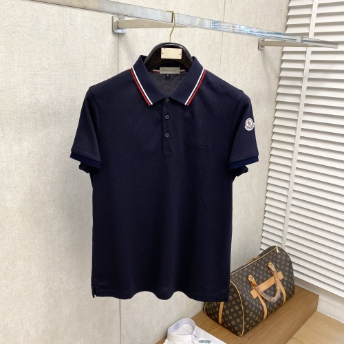 Cheap Moncler T-Shirts Short Sleeved For Men #1244137 Replica Wholesale [$72.00 USD] [ITEM#1244137] on Replica Moncler T-Shirts