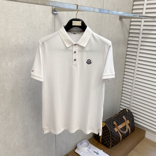 Cheap Moncler T-Shirts Short Sleeved For Men #1244143 Replica Wholesale [$76.00 USD] [ITEM#1244143] on Replica Moncler T-Shirts