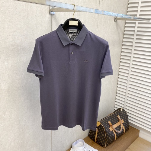 Cheap Salvatore Ferragamo T-Shirts Short Sleeved For Men #1244172 Replica Wholesale [$72.00 USD] [ITEM#1244172] on Replica Salvatore Ferragamo T-Shirts