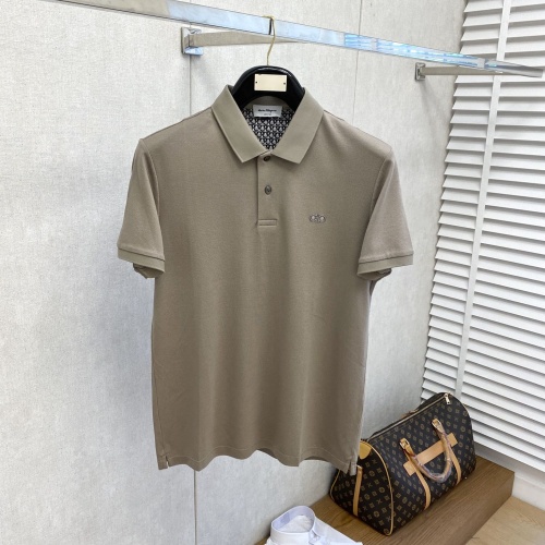 Cheap Salvatore Ferragamo T-Shirts Short Sleeved For Men #1244173 Replica Wholesale [$72.00 USD] [ITEM#1244173] on Replica Salvatore Ferragamo T-Shirts